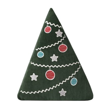 Santa Claus Lane Christmas Tree Pillow