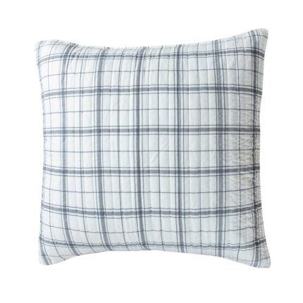 Sleigh Bells Grey Euro Shams