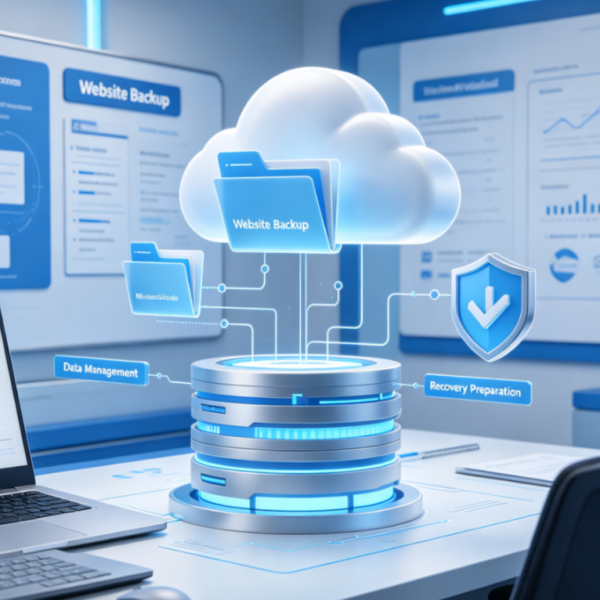 Website Backup System Setup & Data Management Project